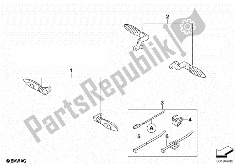 Todas las partes para Kit De Reequipamiento, Intermitente Led de BMW F 800 GS K 72 2017 - 2018