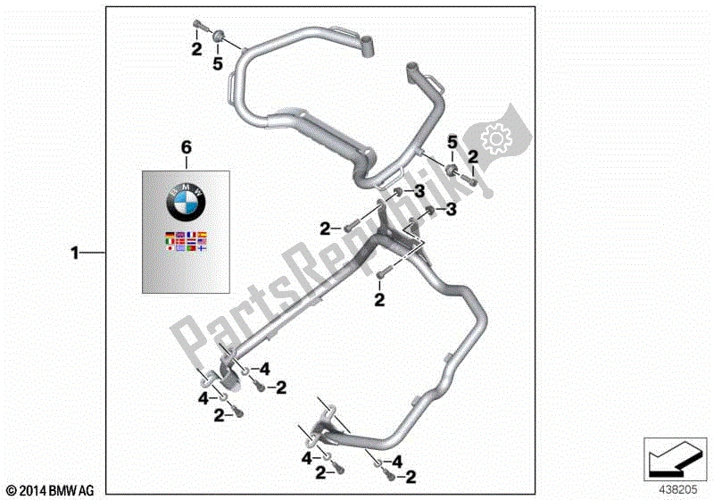 Todas las partes para Juego De Estuches, Estuches Vario de BMW F 800 GS K 72 2017 - 2018