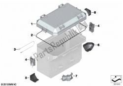 piezas individuales, caja de aluminio