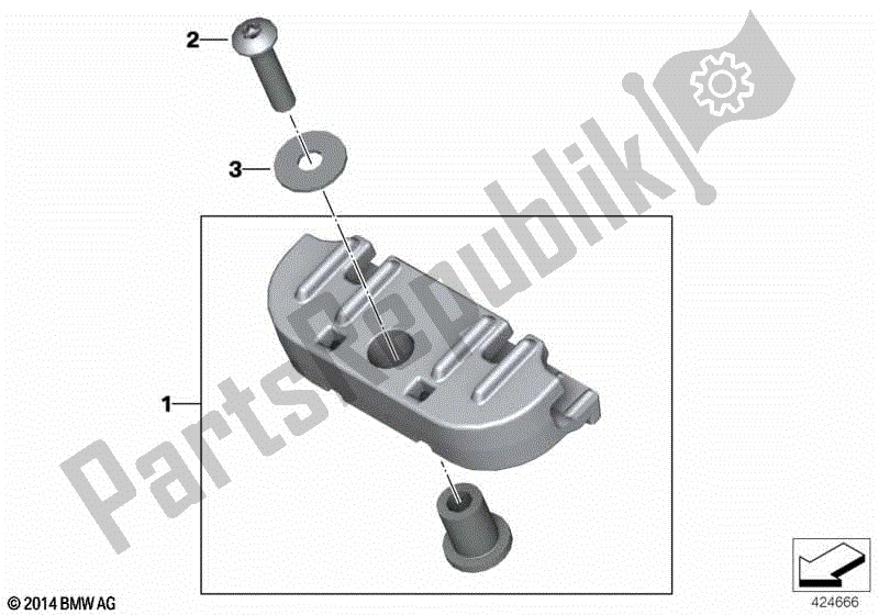 Todas las partes para Soporte, Unidad De Control de BMW F 800 GS ADV K 75 2013 - 2016