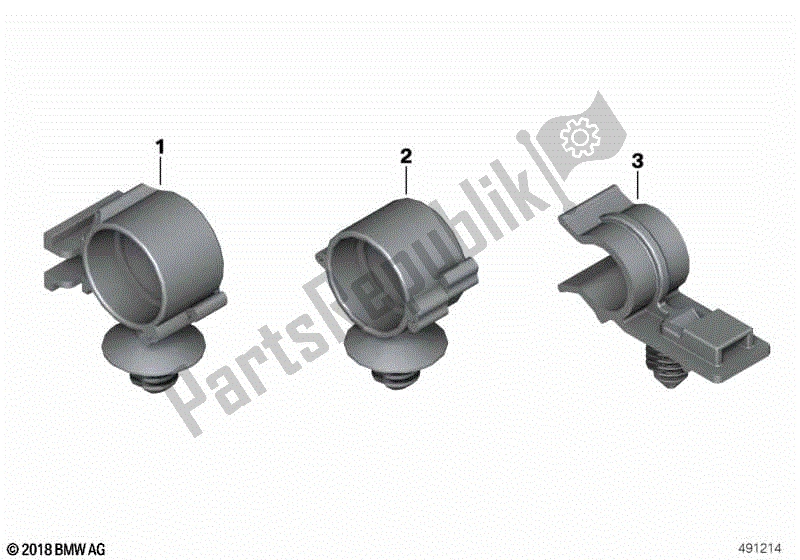 Todas las partes para Soporte Del Cable de BMW F 800 GS ADV K 75 2013 - 2016