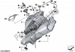 Fuel tank/mounting parts