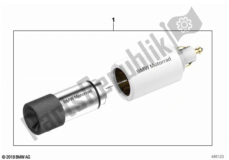 Todas las partes para Linterna Led de BMW F 800 GS ADV K 75 2013 - 2016