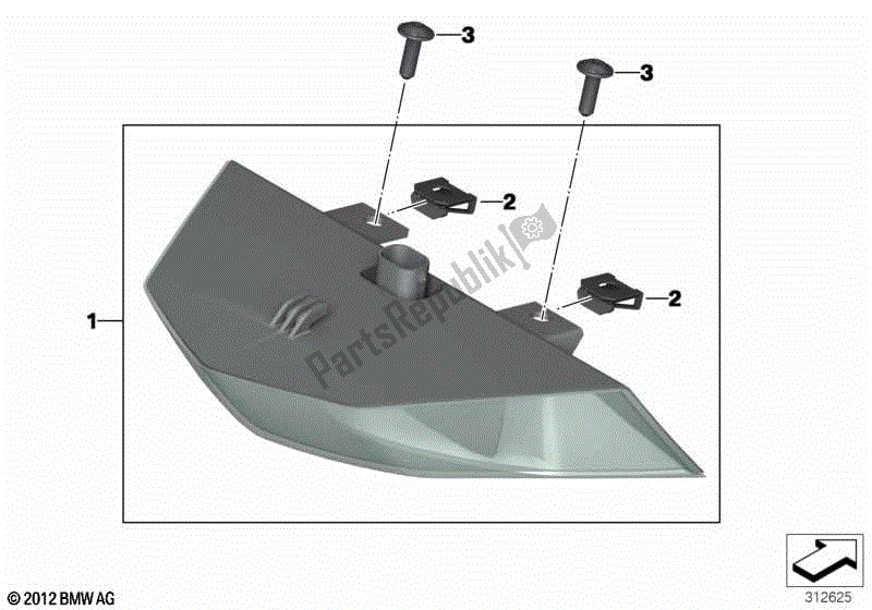 Todas las partes para Luz Trasera de BMW F 800 GS ADV K 75 2013 - 2016