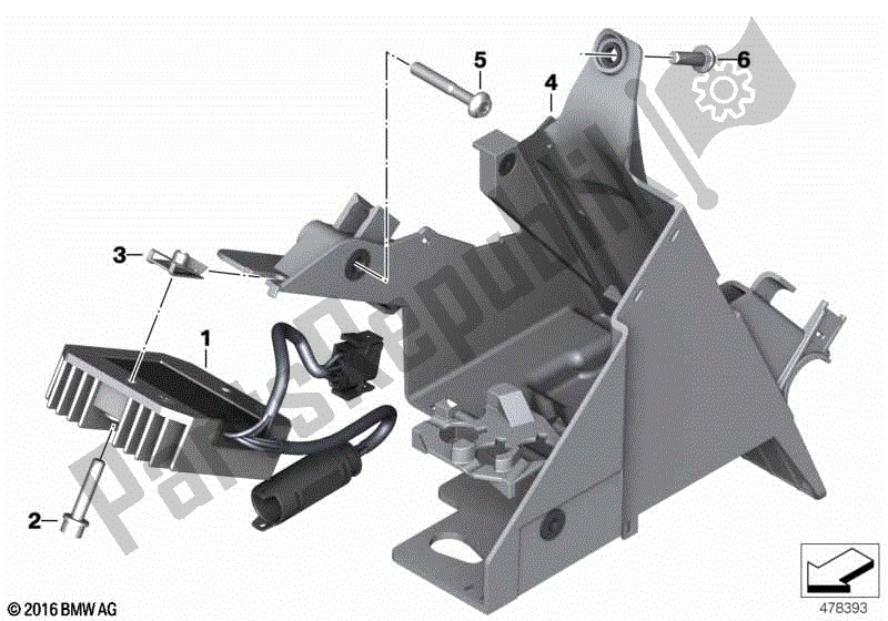 Todas las partes para Regulador De Voltaje de BMW F 800 GS ADV K 75 2013 - 2016