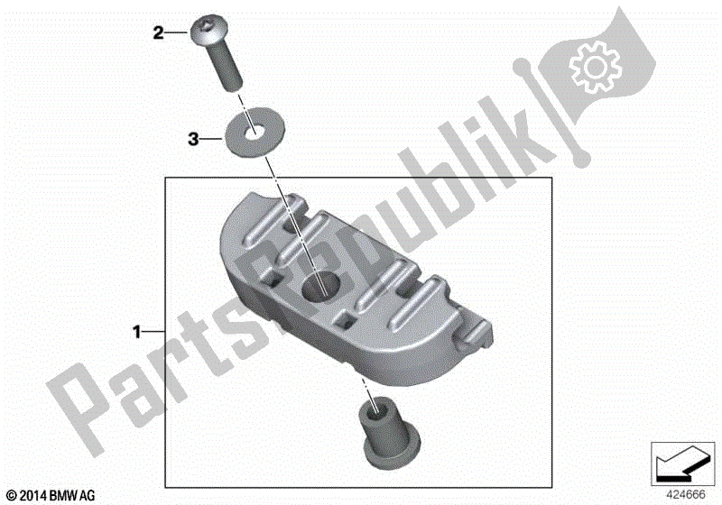 Todas las partes para Soporte, Unidad De Control de BMW F 800 GS ADV K 75 2016 - 2018