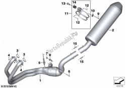 EXHAUST SYSTEM PARTS WITH MOUNTS