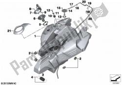 Fuel tank/mounting parts