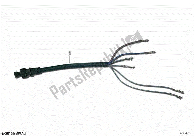 Todas las partes para Cable De Reparación, Puño Del Acelerador de BMW F 800 GS ADV K 75 2016 - 2018