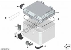 Single parts for aluminum Top Case