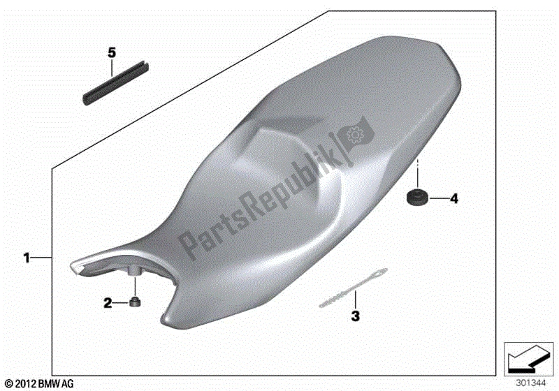 Todas las partes para Banqueta de BMW F 800 GT K 71 2012 - 2016