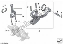 Crankshaft/Connecting rod/Mounting parts