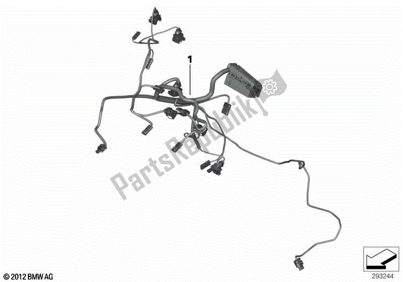 Todas las partes para Arnés De Cableado Del Motor de BMW F 800 GT K 71 2012 - 2016