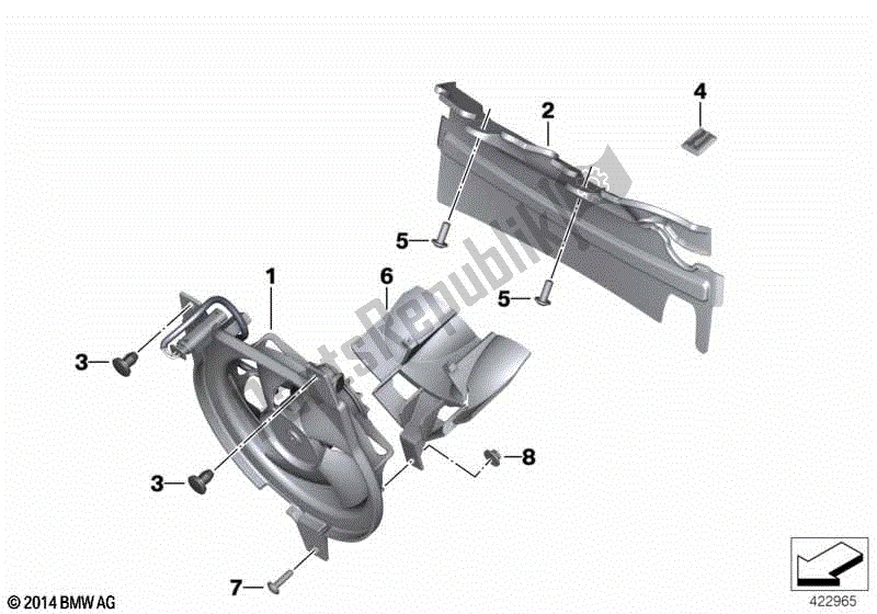 Todas las partes para Ventilador de BMW F 800 GT K 71 2012 - 2016