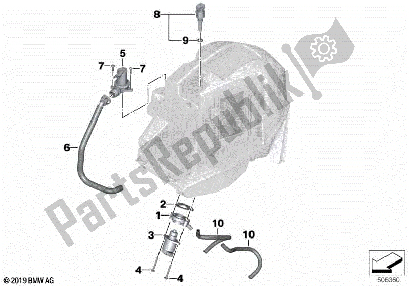 Todas las partes para Sistema De Control Inactivo de BMW F 800 GT K 71 2012 - 2016