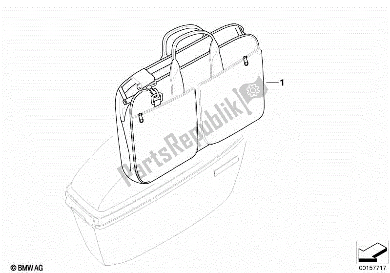 Toutes les pièces pour le Poche Intérieure, étui Officiel Du Véhicule du BMW F 800 GT K 71 2012 - 2016