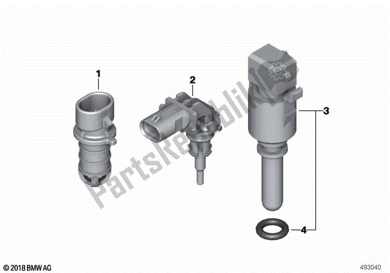 Todas las partes para Sensor De Temperatura Del Aire De Admisión de BMW F 800 GT K 71 2012 - 2016