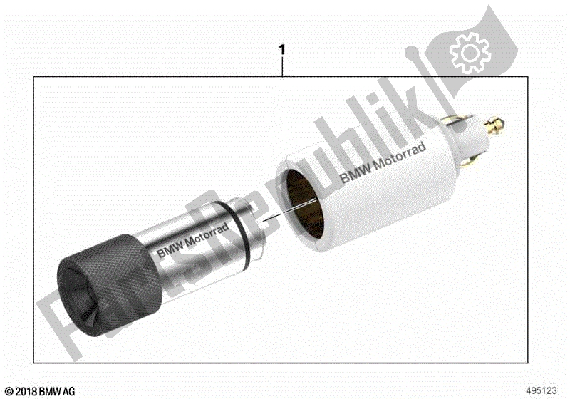 Todas las partes para Linterna Led de BMW F 800 GT K 71 2012 - 2016