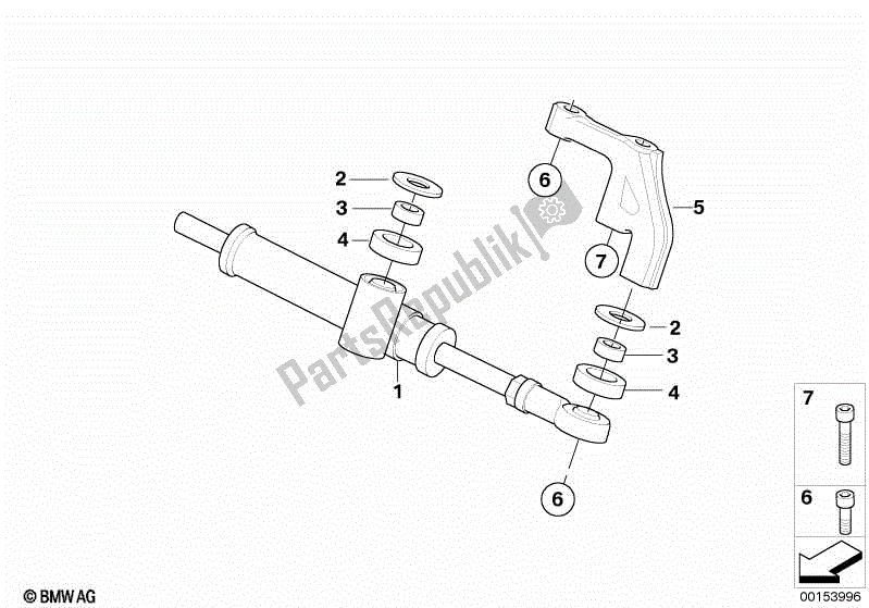 Todas las partes para Amortiguador De Dirección de BMW F 800 GT K 71 2012 - 2016