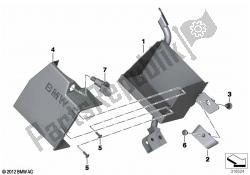 Bracket / cover for auxiliary battery