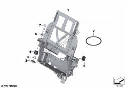 Bracket, control unit