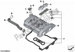 Cylinder head cover/Mounting parts