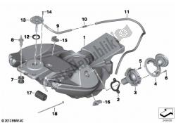 Fuel tank/mounting parts