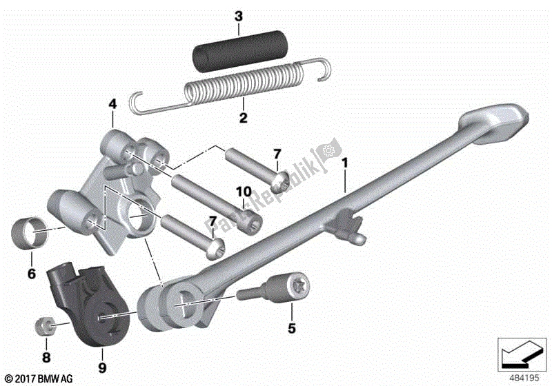 Todas las partes para Costado de BMW F 800 GT K 71 2017 - 2018