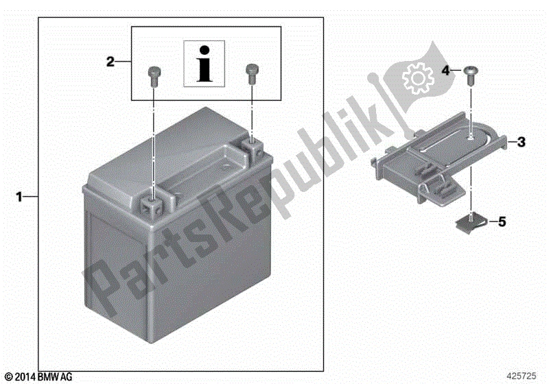 Todas las partes para Batería Agm de BMW F 800R K 73 2009 - 2013