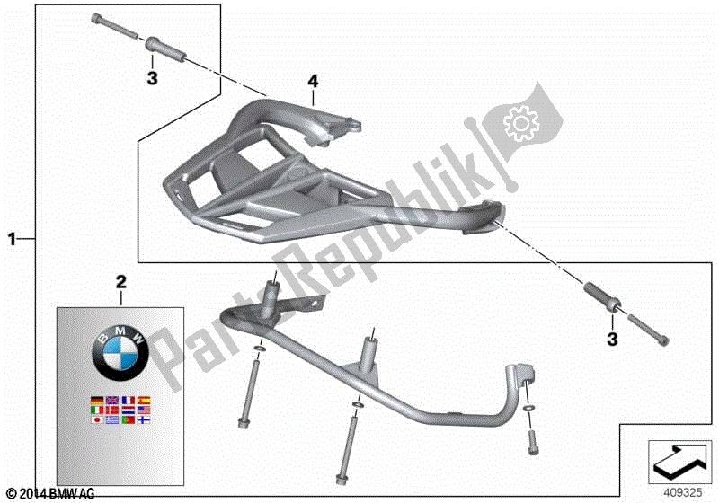 Todas las partes para Titular De La Caja de BMW F 800R K 73 2009 - 2013