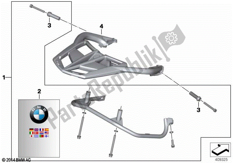 Todas las partes para Titular De La Caja de BMW F 800R K 73 2009 - 2013