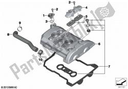 Cylinder head cover/Mounting parts