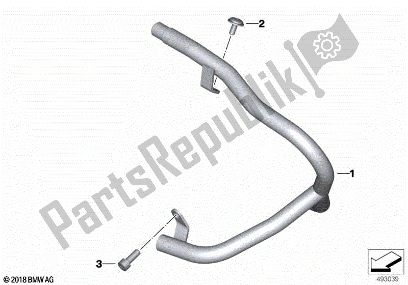 Todas las partes para Barra De Protección Del Motor de BMW F 800R K 73 2009 - 2013