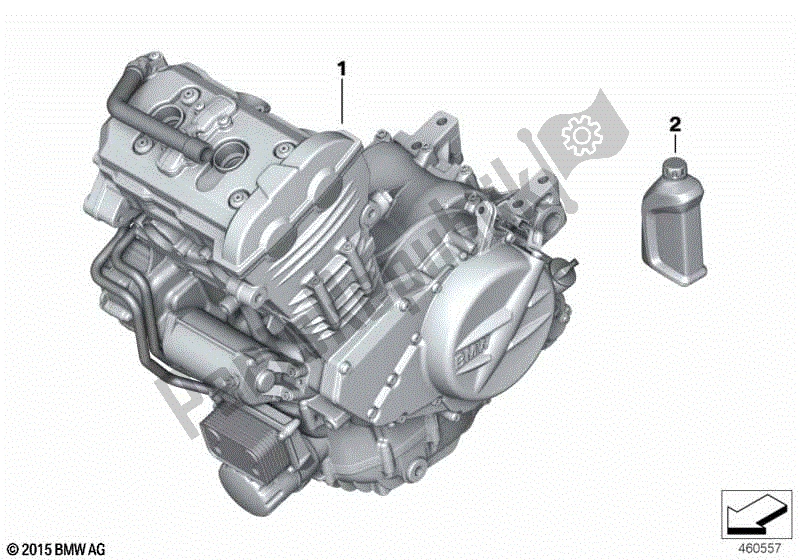 Todas las partes para Motor de BMW F 800R K 73 2009 - 2013