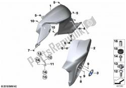 Fairing side section / attachment parts