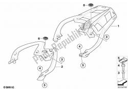 Handle with luggage support