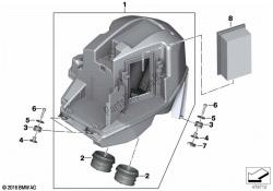 INTAKE MUFFLER, MOUNTING PARTS