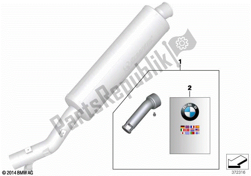 Todas las partes para Inserto De Silenciador de BMW F 800R K 73 2009 - 2013