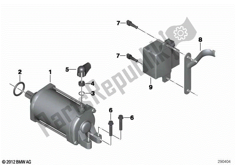 Todas las partes para Inicio de BMW F 800R K 73 2009 - 2013