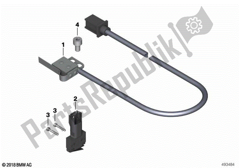 Todas las partes para Interruptor De Luz De Freno Freno De Pie de BMW F 800R K 73 2014 - 2016