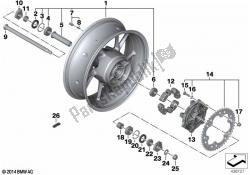 CAST RIM, REAR