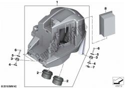 INTAKE MUFFLER, MOUNTING PARTS