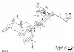 Mounting parts for bench seat