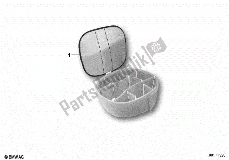 Todas las partes para Inserto Vario, Alforja Sobre Depósito de BMW F 800R K 73 2014 - 2016