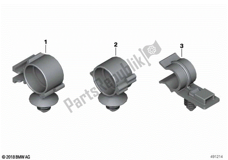 Todas las partes para Soporte Del Cable de BMW F 800R K 73 2017 - 2018