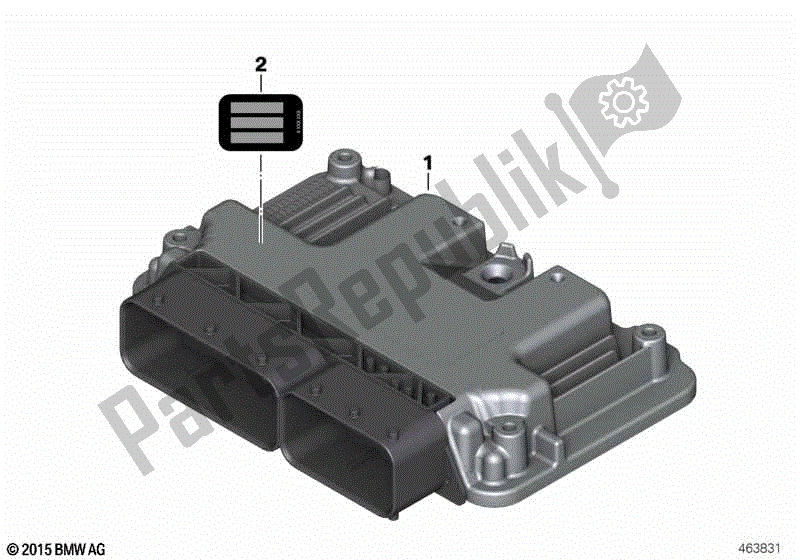 Todas las partes para Unidad De Control de BMW F 800R K 73 2017 - 2018