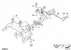 Mounting parts for bench seat