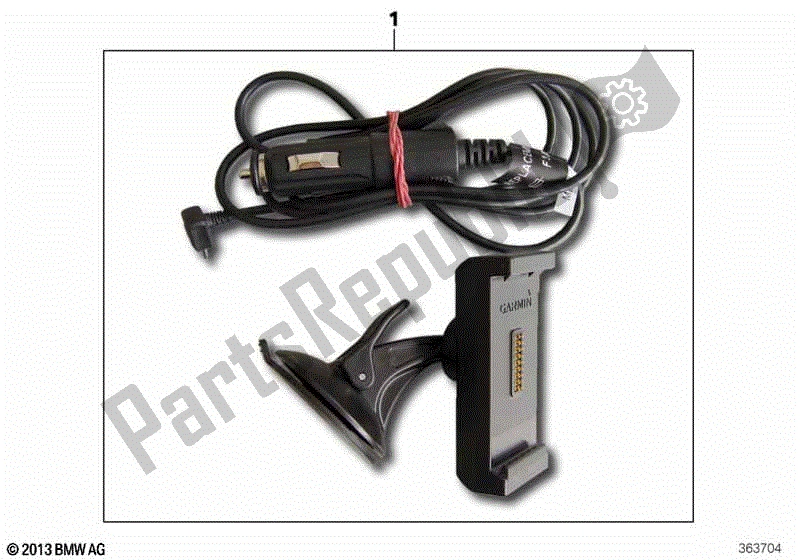 Todas las partes para Kit De Instalación De Coche Para Navigator V de BMW F 800S K 71 2006 - 2008