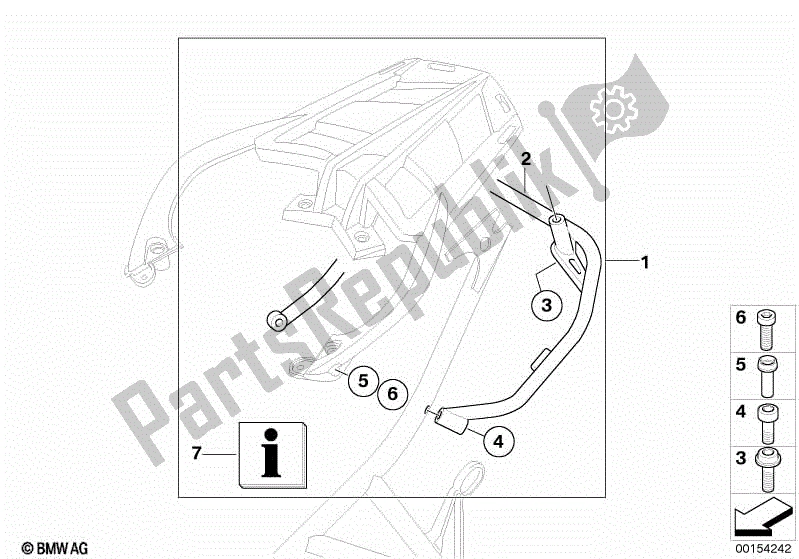 Todas las partes para Titular De La Caja de BMW F 800S K 71 2006 - 2008