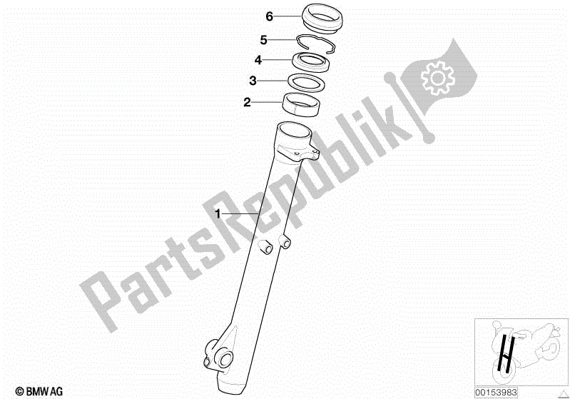 Todas las partes para Deslizador De Horquilla de BMW F 800S K 71 2006 - 2008